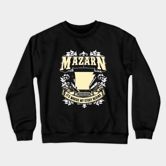 Mazarn Arkansas It Is Where My Story Begins Mama Crewneck Sweatshirt by hathanh2